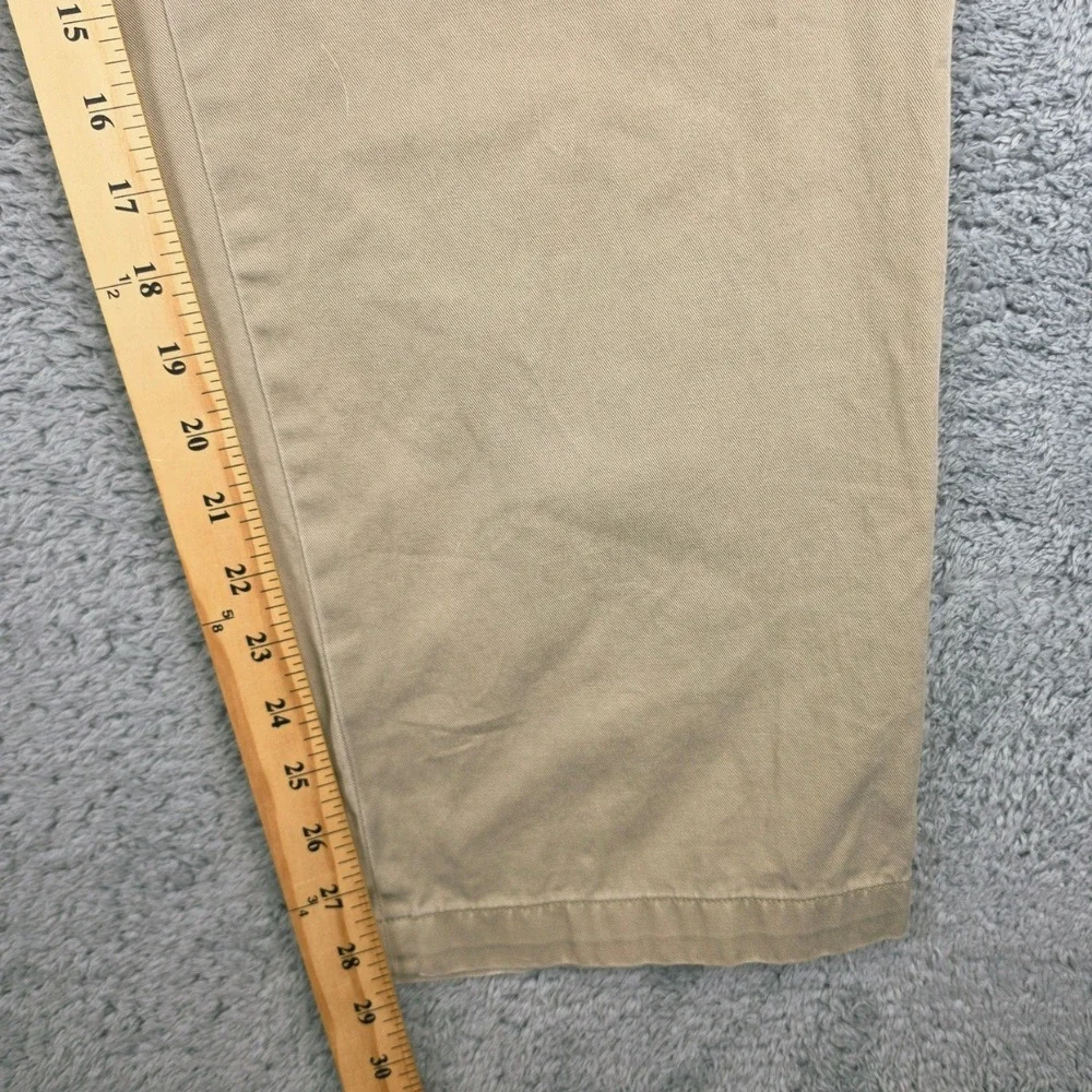Polo Ralph Lauren Pants Mens 46Bx30 Tan Khaki Classic Fit Cotton Trousers Chinos
